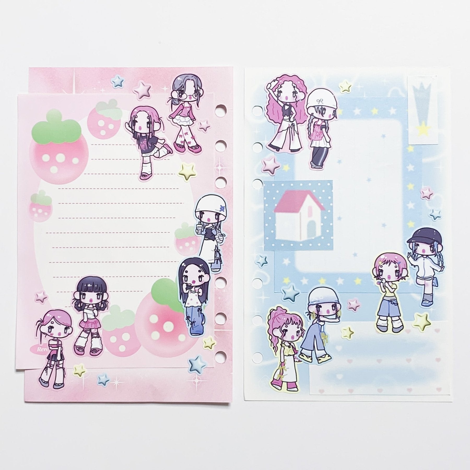 [HM23] NEW Henimani 'OOTD 24/25/26/27' Sticker Sheet (options) - Henimani_HM23S2 - 25_korean_sticker_stationery