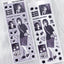 [HM24] NEW Henimani 'The Color Black' Sticker Sheet - Henimani__korean_sticker_stationery