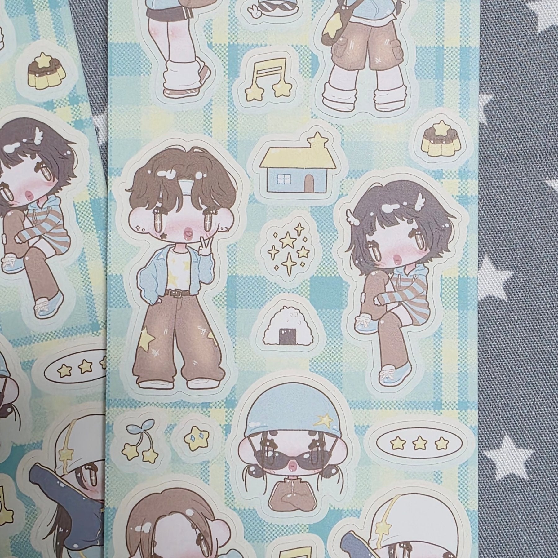 [HM27] NEW Henimani 'OOTD 28/29/30' Sticker Sheet - Henimani_HM27S3 - 30_korean_sticker_stationery