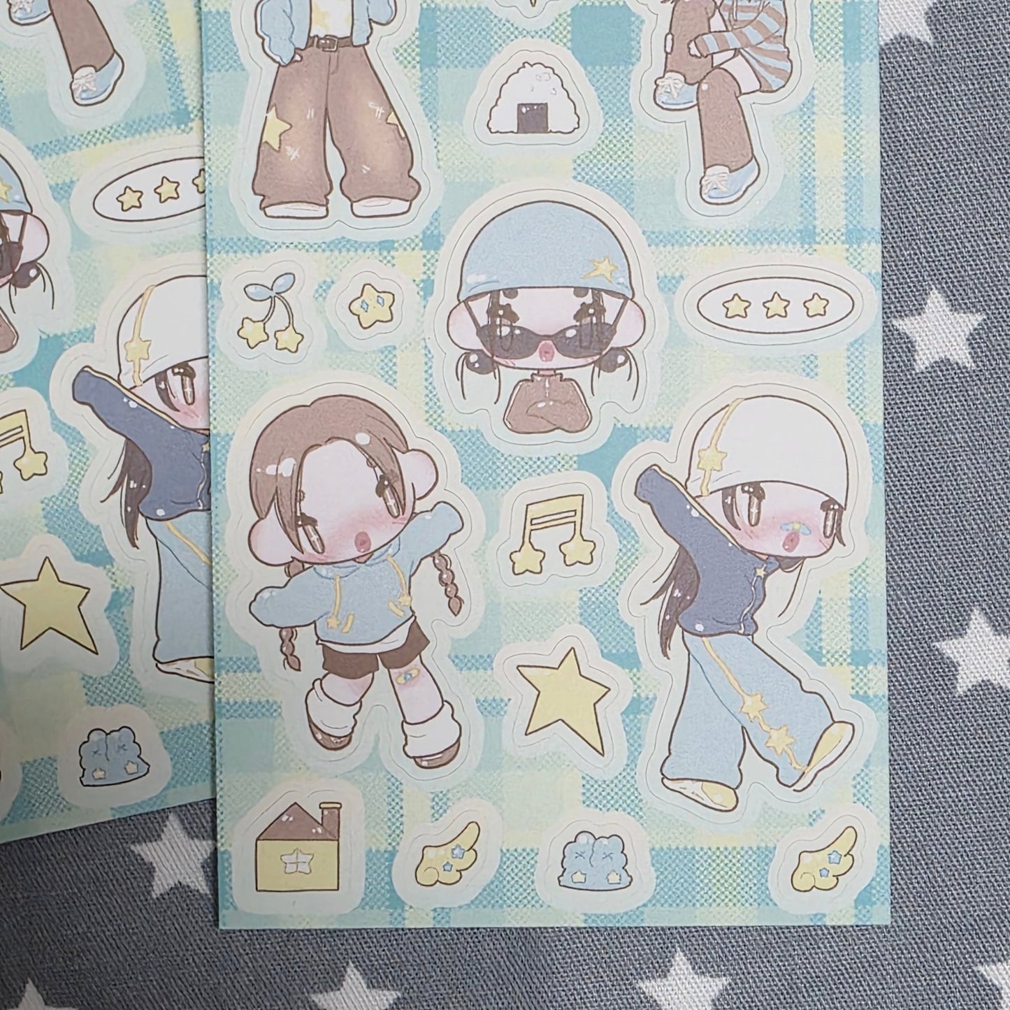 [HM27] NEW Henimani 'OOTD 28/29/30' Sticker Sheet - Henimani_HM27S3 - 30_korean_sticker_stationery