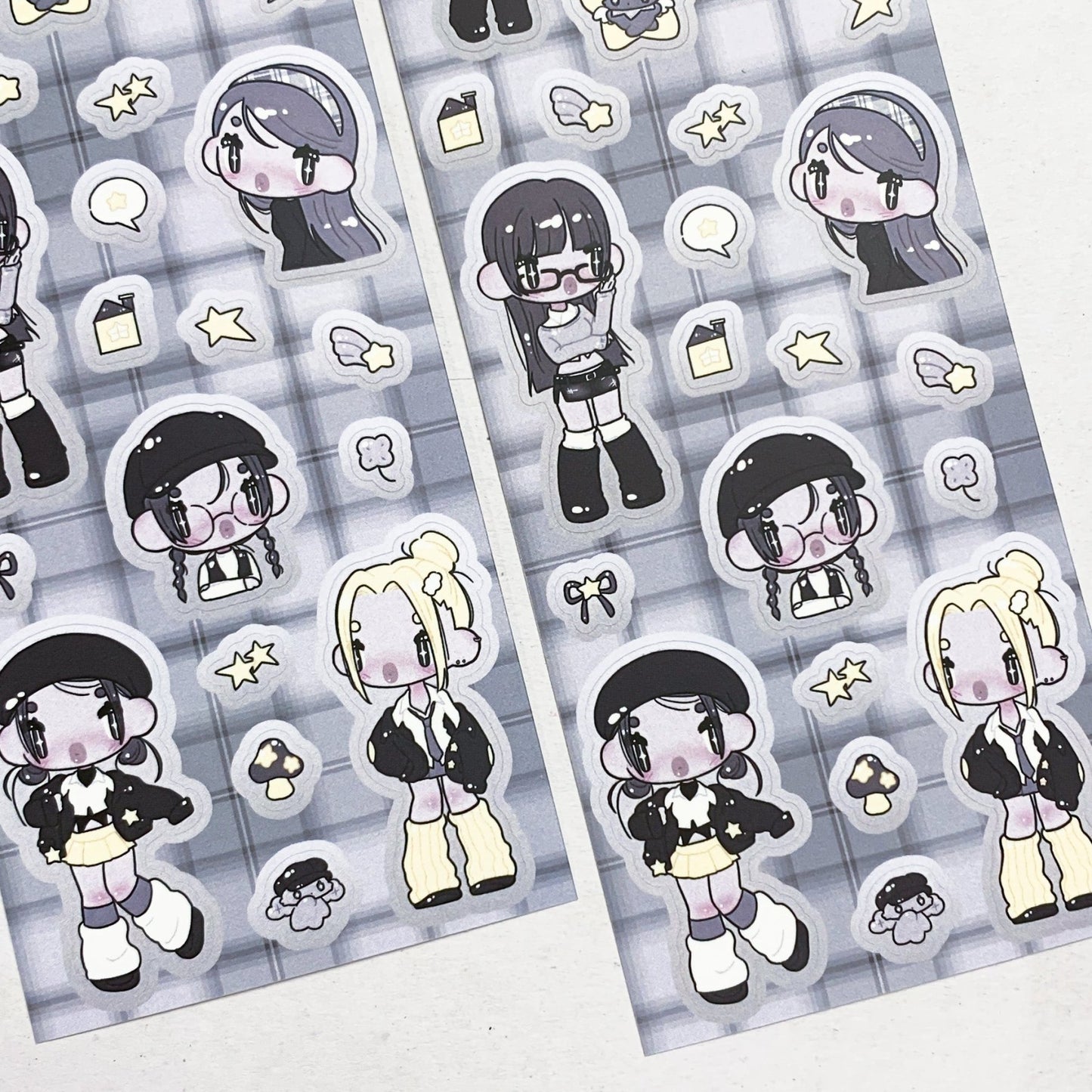 [HM27] NEW Henimani 'OOTD 28/29/30' Sticker Sheet - Henimani_HM27S2 - 29_korean_sticker_stationery