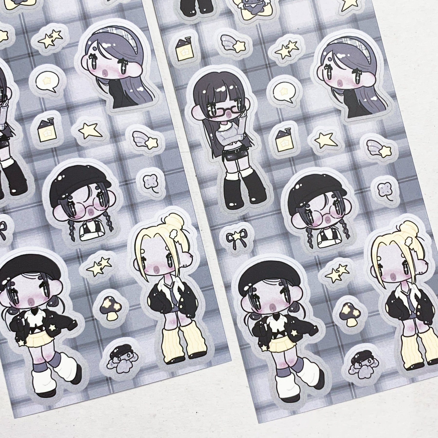 [HM27] NEW Henimani 'OOTD 28/29/30' Sticker Sheet - Henimani_HM27S2 - 29_korean_sticker_stationery