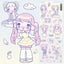[HM29] NEW Henimani 'OOTD 31/32' Sticker Sheet (options) - Henimani_HM29S2 - 32_korean_sticker_stationery