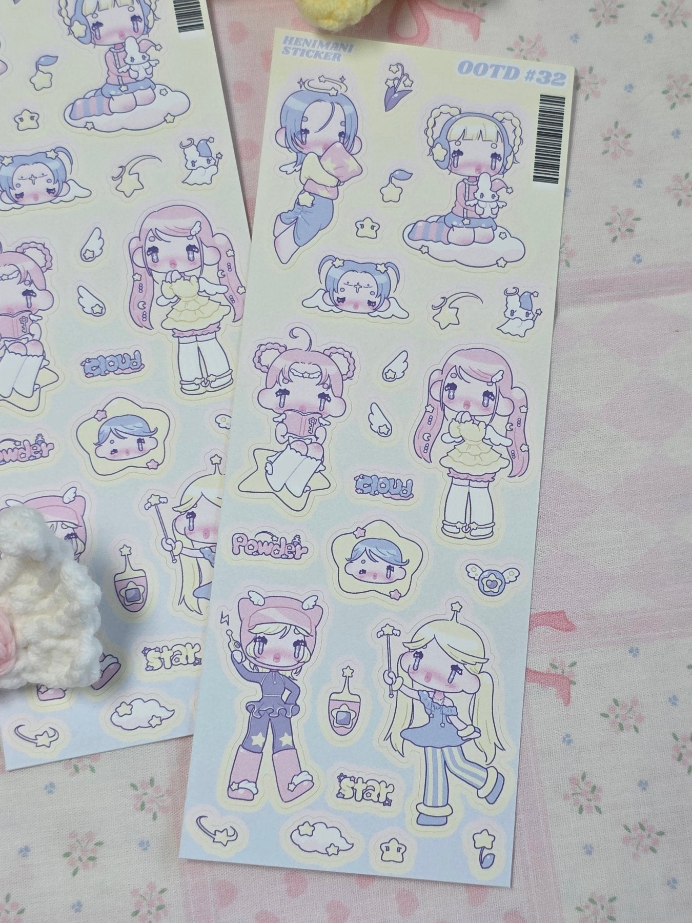 [HM29] NEW Henimani 'OOTD 31/32' Sticker Sheet (options) - Henimani_HM29S2 - 32_korean_sticker_stationery