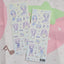 [HM29] NEW Henimani 'OOTD 31/32' Sticker Sheet (options) - Henimani_HM29S2 - 32_korean_sticker_stationery