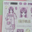 [HM31] NEW Henimani 'Moon & Stars at Dawn/Beware of Cold' Sticker Sheet (options) - Henimani_HM31S1 - Moon & Stars at Dawn_korean_sticker_stationery