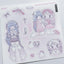 [HM32] NEW Henimani 'Secret Friend TWINNY' Sticker Sheet - Henimani__korean_sticker_stationery