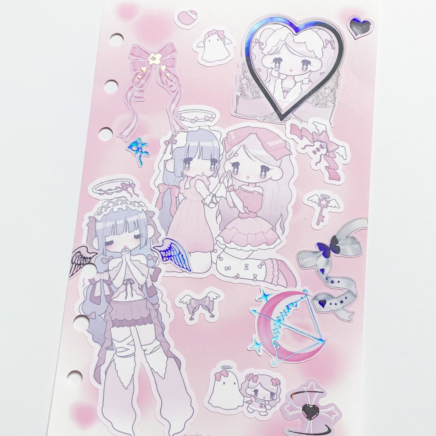 [HM32] NEW Henimani 'Secret Friend TWINNY' Sticker Sheet - Henimani__korean_sticker_stationery
