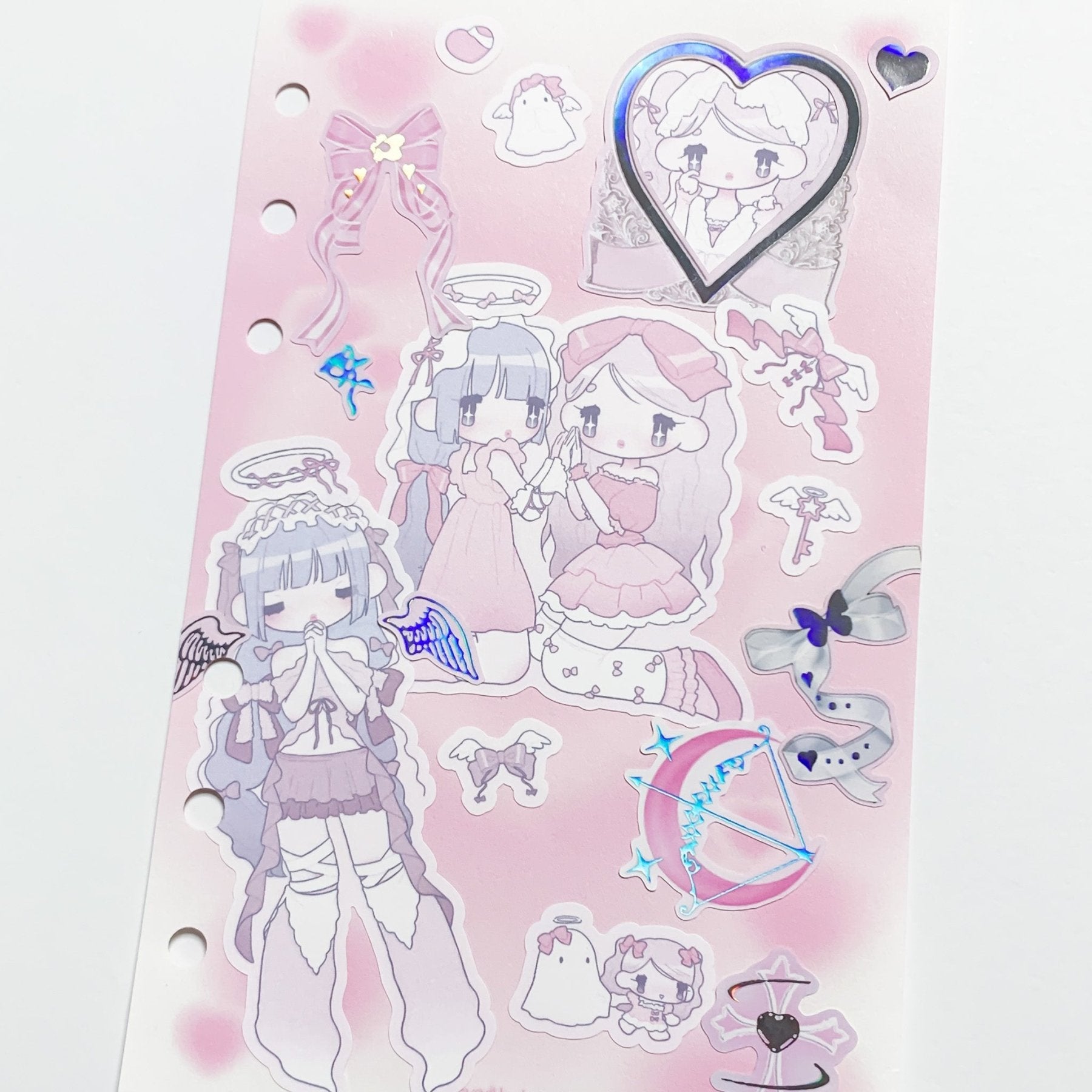[HM32] NEW Henimani 'Secret Friend TWINNY' Sticker Sheet - Henimani__korean_sticker_stationery