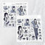 [HM33] NEW Henimani 'Campus Life' Sticker Sheet - Henimani__korean_sticker_stationery