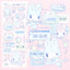 [HM34] NEW Henimani 'You Can Do It!' Sticker Sheet - Henimani__korean_sticker_stationery