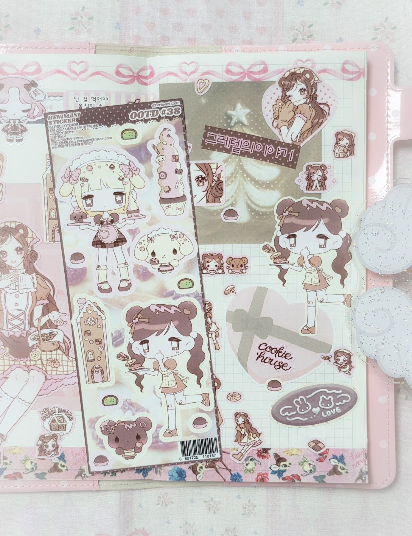 [HM35] NEW Henimani 'OOTD 36/37/38' Sticker Sheet (options) - Henimani_HM35S3 - 38_korean_sticker_stationery