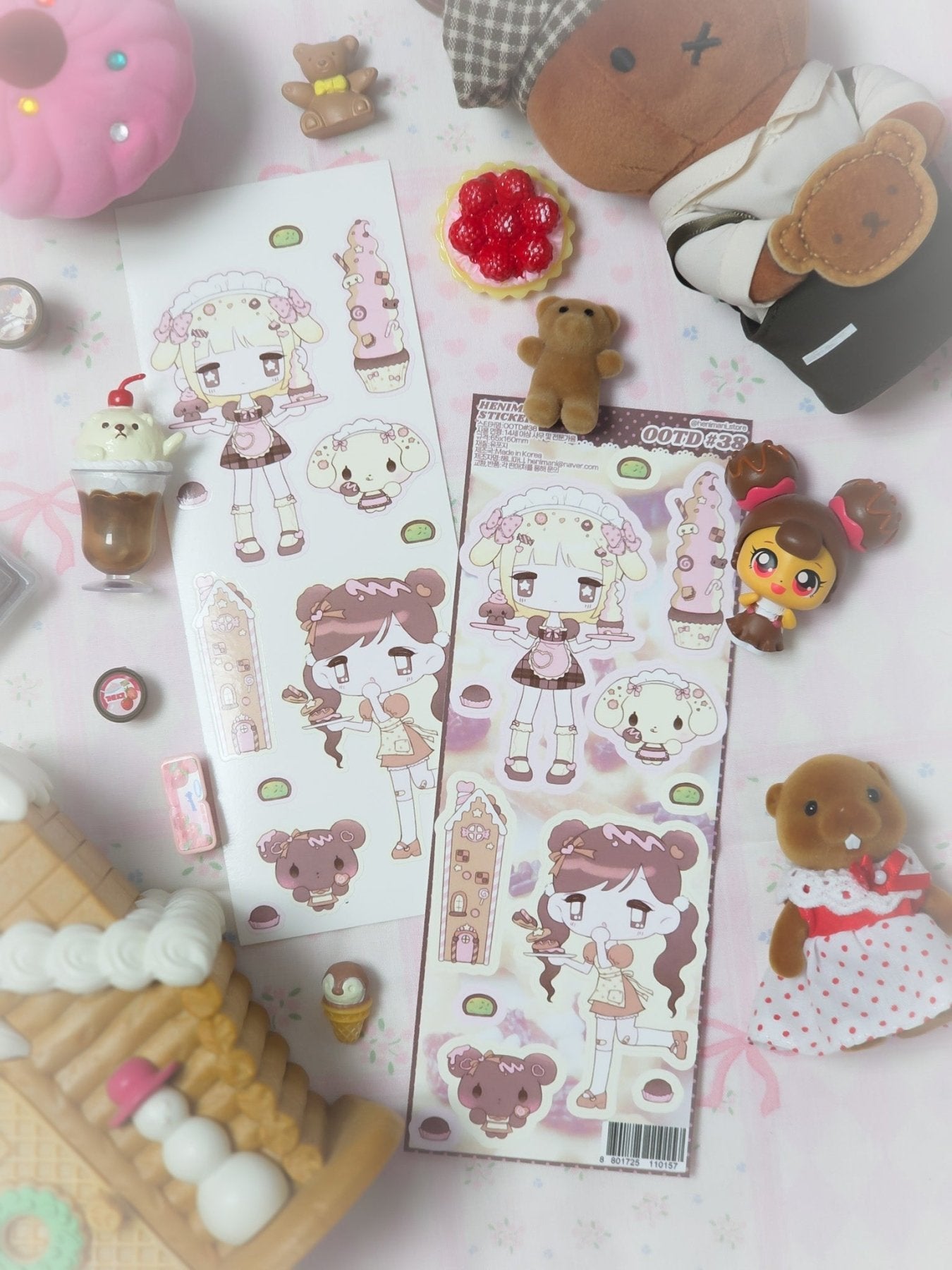 [HM35] NEW Henimani 'OOTD 36/37/38' Sticker Sheet (options) - Henimani_HM35S3 - 38_korean_sticker_stationery