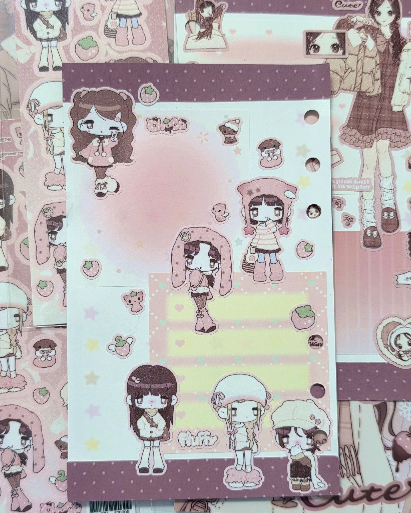 [HM35] NEW Henimani 'OOTD 36/37/38' Sticker Sheet (options) - Henimani_HM35S2 - 37_korean_sticker_stationery