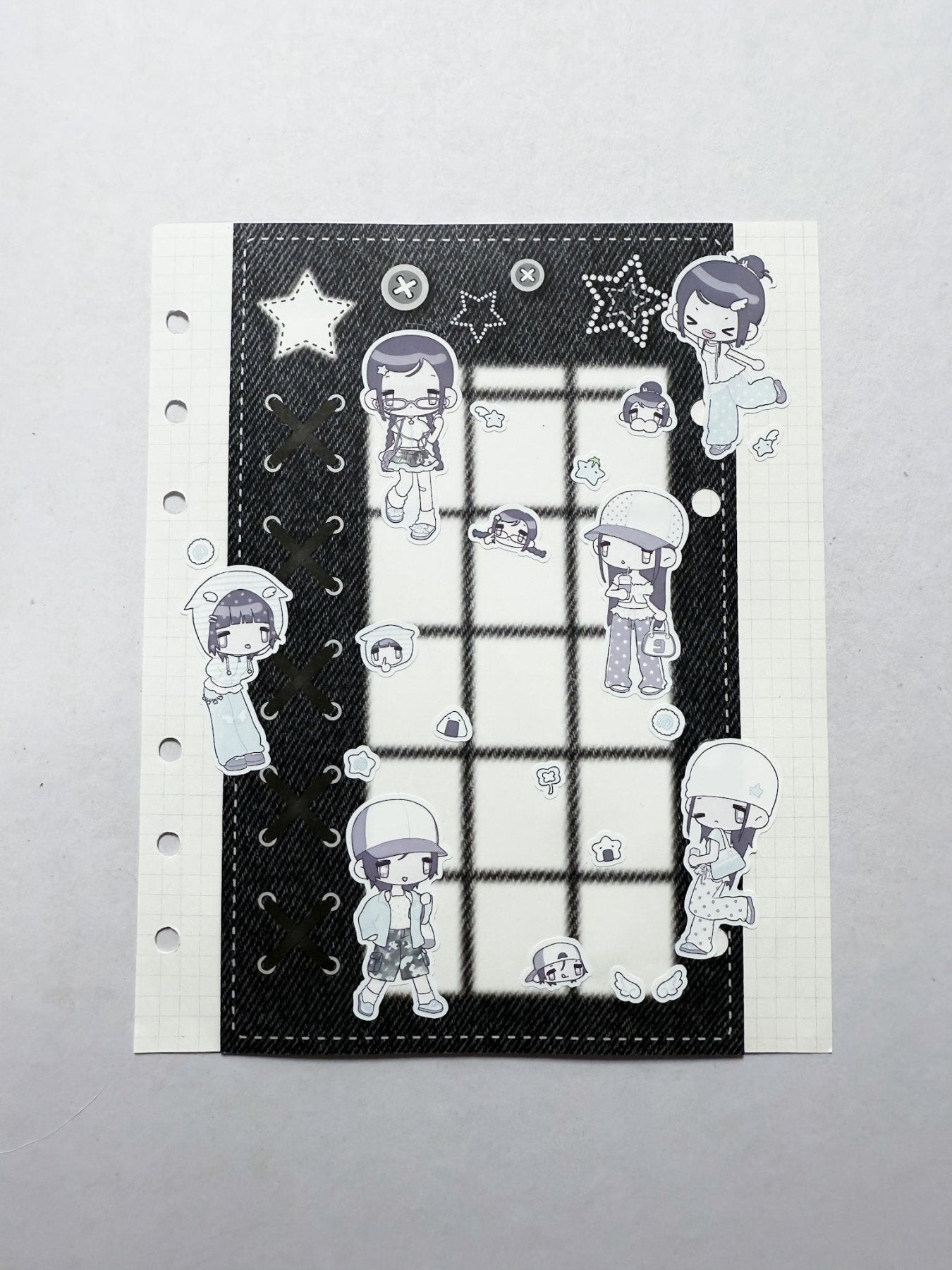 [HM35] NEW Henimani 'OOTD 36/37/38' Sticker Sheet (options) - Henimani_HM35S1 - 36_korean_sticker_stationery