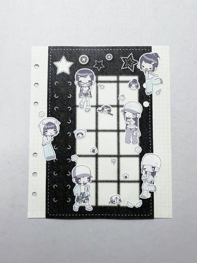[HM35] NEW Henimani 'OOTD 36/37/38' Sticker Sheet (options) - Henimani_HM35S1 - 36_korean_sticker_stationery