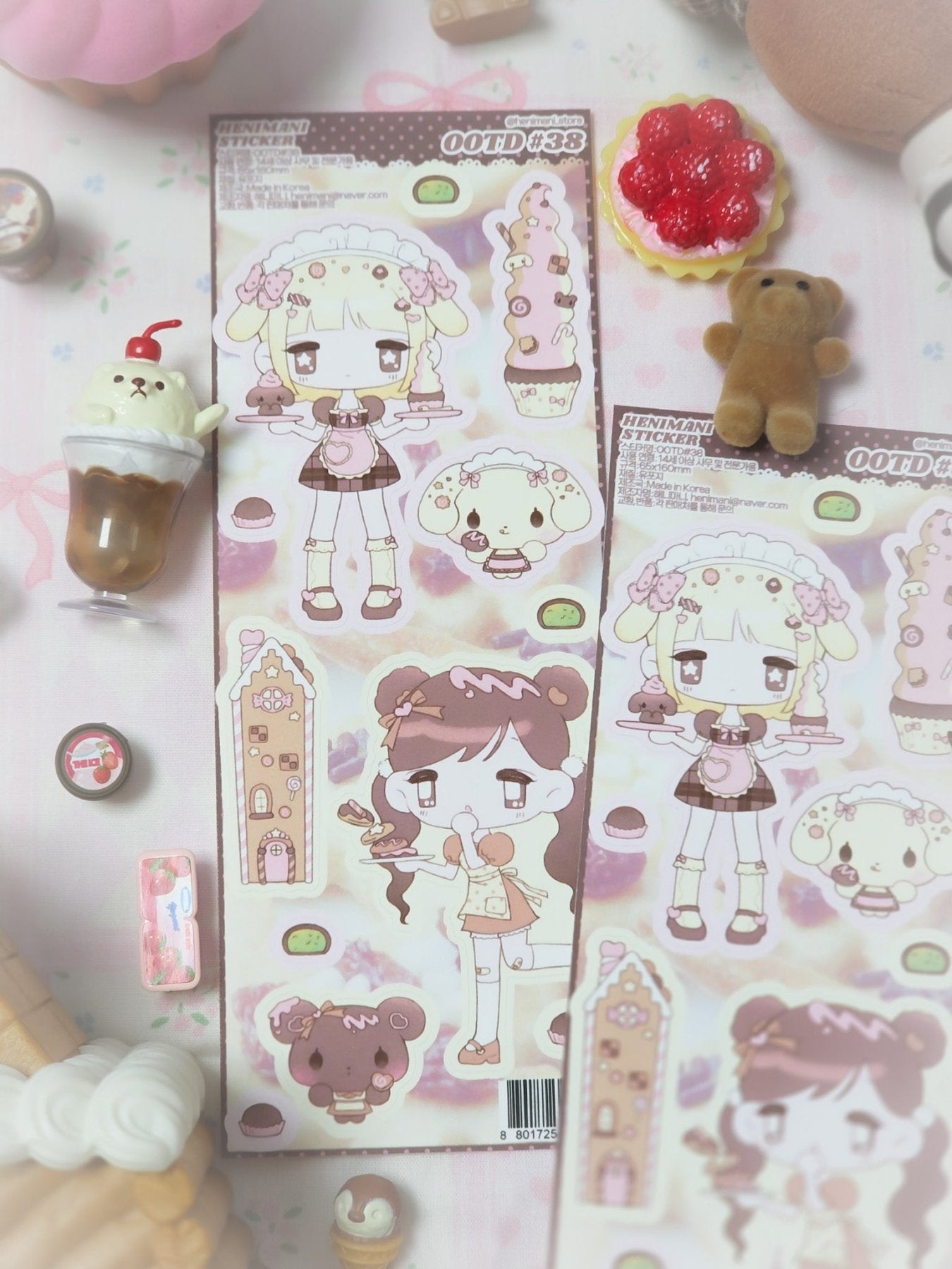 [HM35] NEW Henimani 'OOTD 36/37/38' Sticker Sheet (options) - Henimani_HM35S3 - 38_korean_sticker_stationery