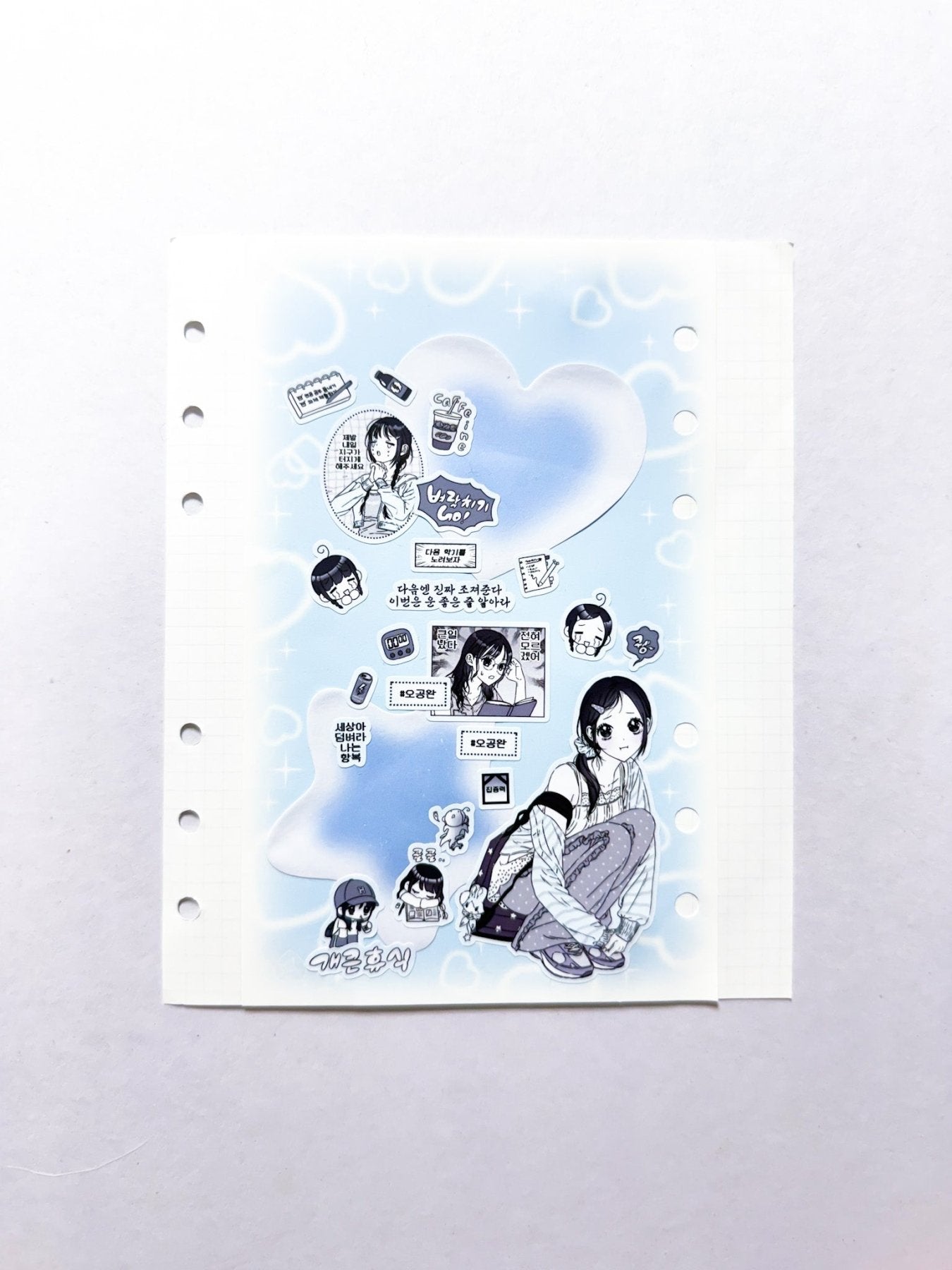 [HM36] NEW Henimani 'Exam Season' Sticker Sheet - Henimani__korean_sticker_stationery