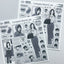 [HM41] NEW Henimani 'Company Life/A Day Out' Sticker Sheet (options) - Henimani_HM41S1 - Company Life_korean_sticker_stationery