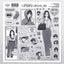 [HM41] NEW Henimani 'Company Life/A Day Out' Sticker Sheet (options) - Henimani_HM41S1 - Company Life_korean_sticker_stationery