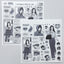 [HM41] NEW Henimani 'Company Life/A Day Out' Sticker Sheet (options) - Henimani_HM41S1 - Company Life_korean_sticker_stationery