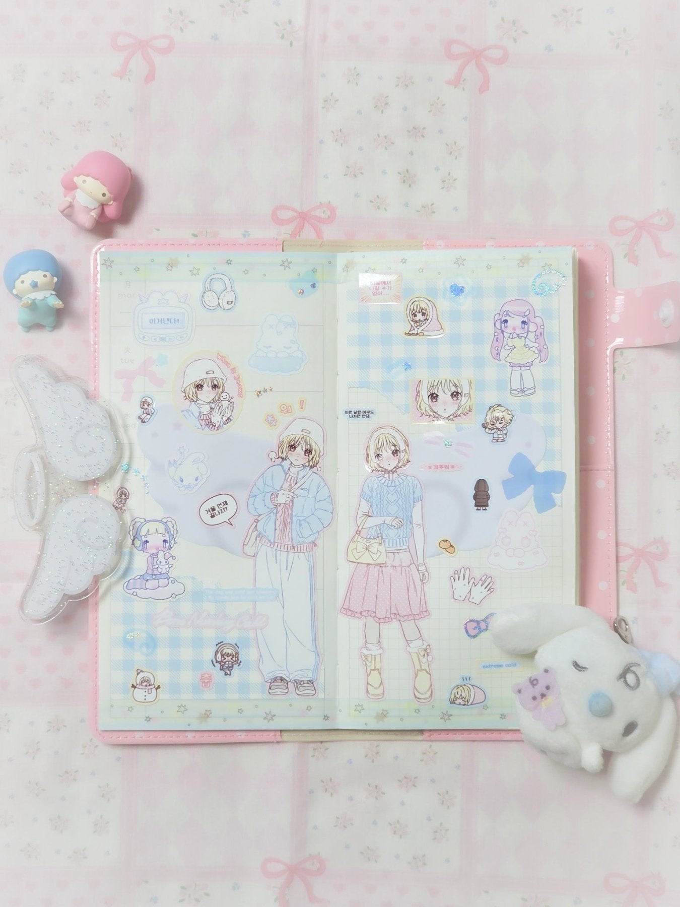 [HM44] NEW Henimani 'Cold Wave Alert' Sticker Sheet - Henimani__korean_sticker_stationery