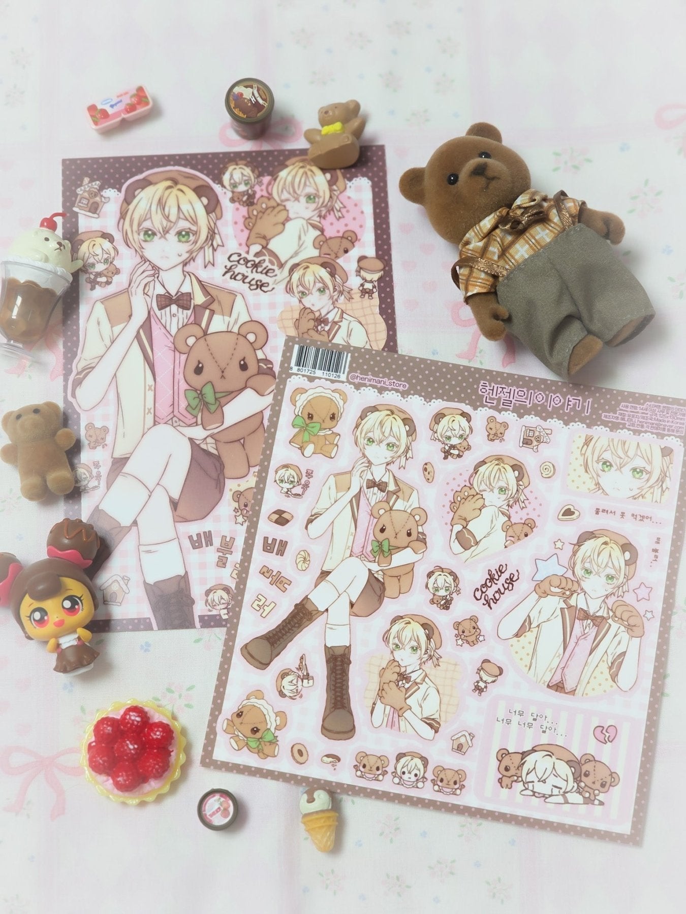 [HM46] NEW Henimani 'Hansel's Story/Gretel's Story' Sticker Sheet (options) - Henimani_HM46S1 - Hansel's Story_korean_sticker_stationery