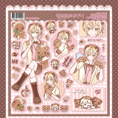 [HM46] NEW Henimani 'Hansel's Story/Gretel's Story' Sticker Sheet (options) - Henimani_HM46S1 - Hansel's Story_korean_sticker_stationery
