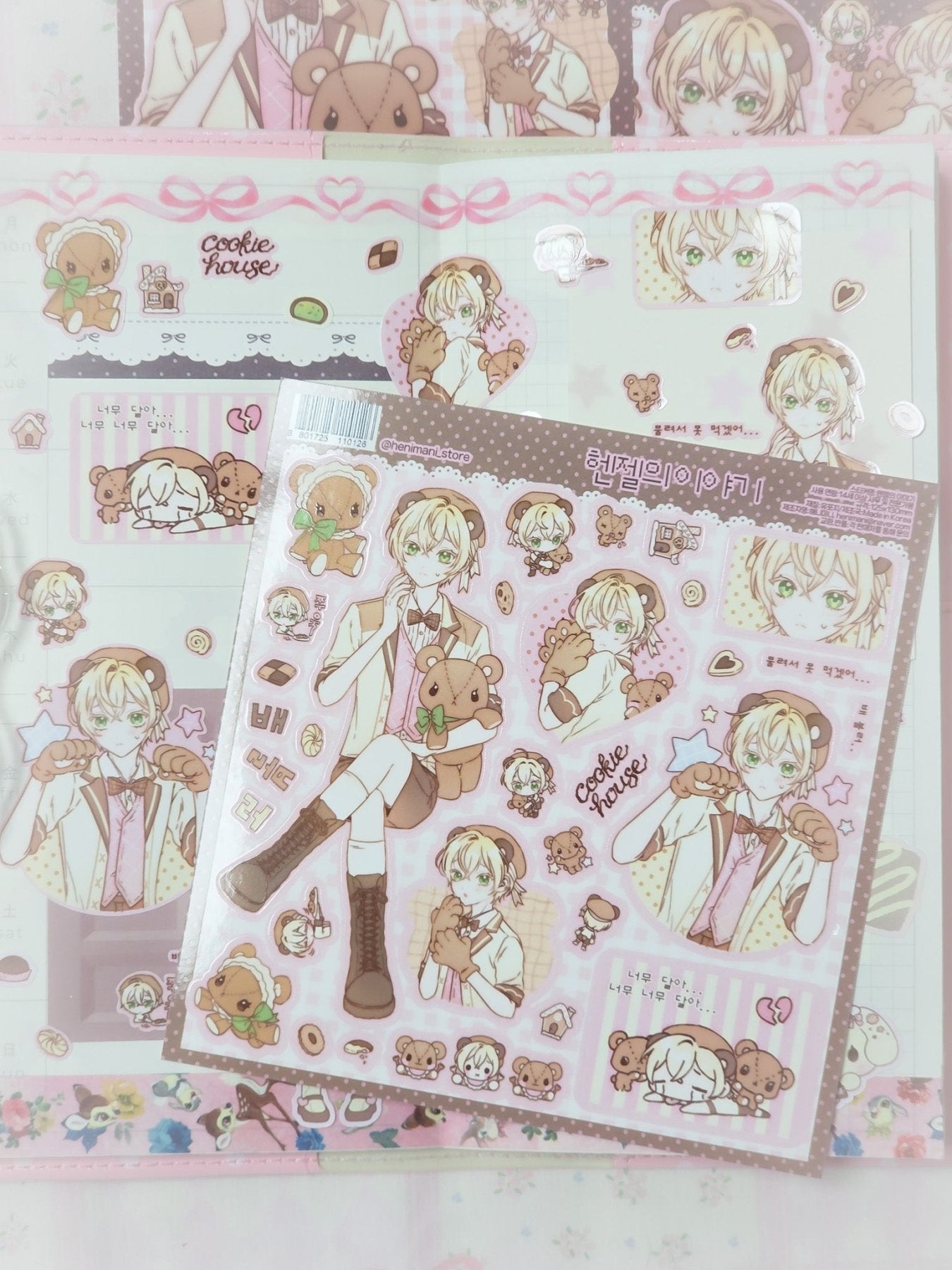 [HM46] NEW Henimani 'Hansel's Story/Gretel's Story' Sticker Sheet (options) - Henimani_HM46S1 - Hansel's Story_korean_sticker_stationery