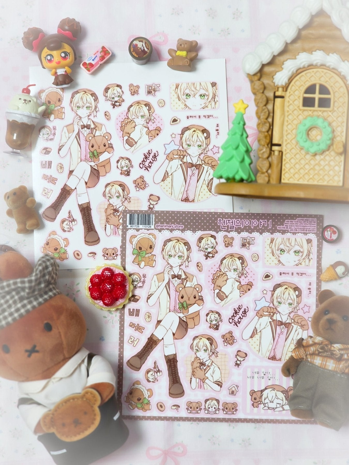 [HM46] NEW Henimani 'Hansel's Story/Gretel's Story' Sticker Sheet (options) - Henimani_HM46S1 - Hansel's Story_korean_sticker_stationery