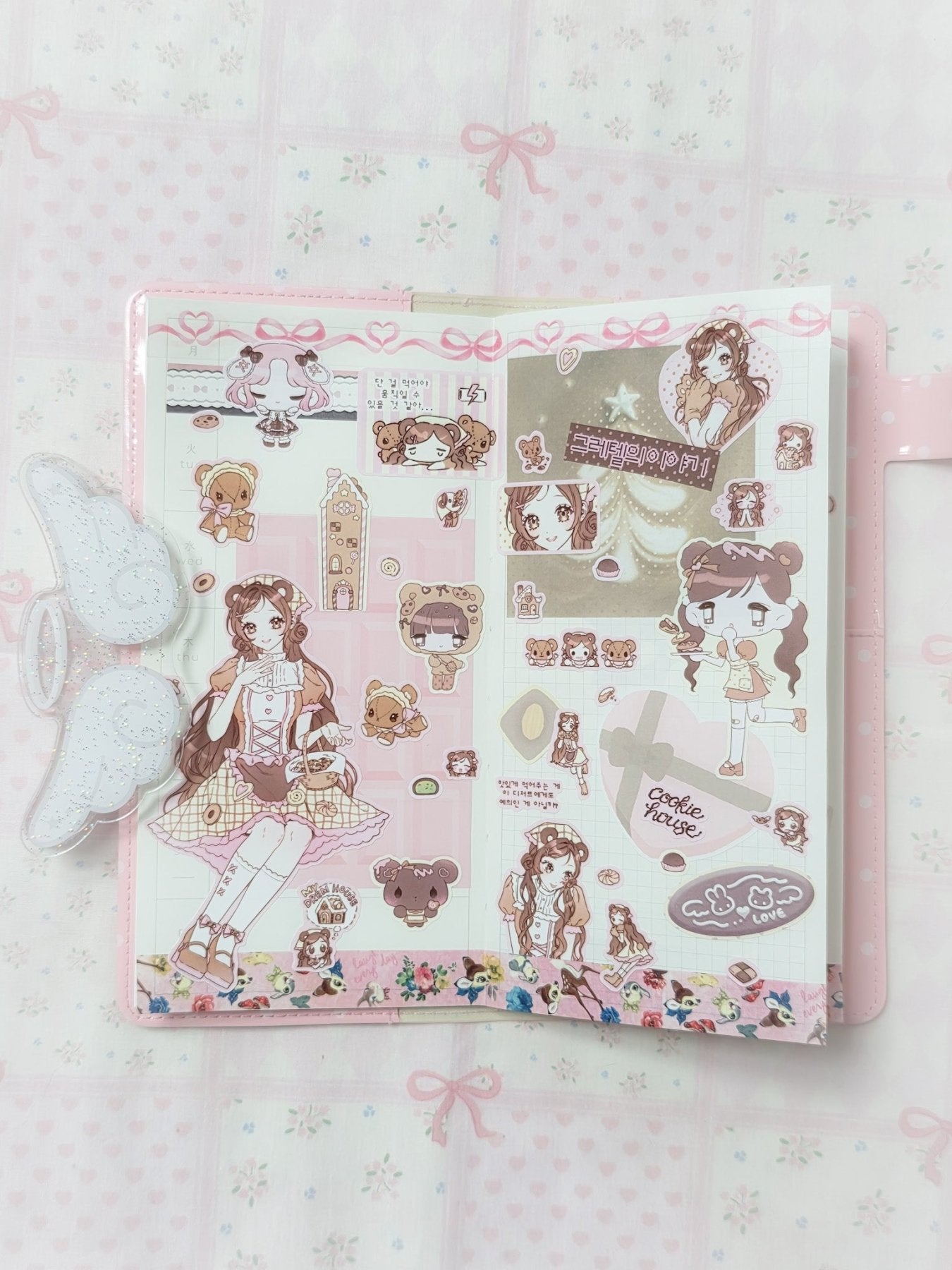 [HM46] NEW Henimani 'Hansel's Story/Gretel's Story' Sticker Sheet (options) - Henimani_HM46S2 - Gratel's Story_korean_sticker_stationery
