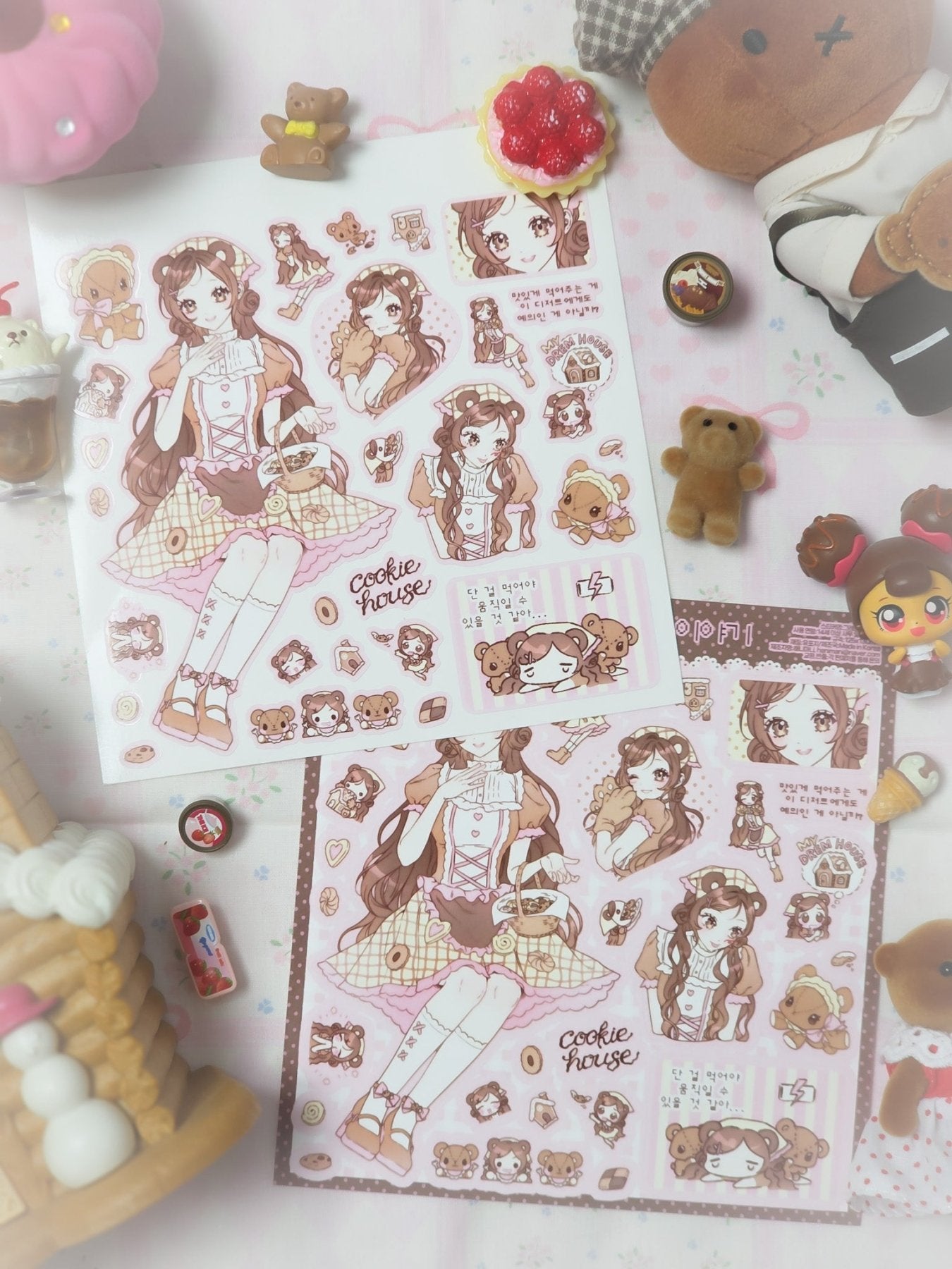 [HM46] NEW Henimani 'Hansel's Story/Gretel's Story' Sticker Sheet (options) - Henimani_HM46S2 - Gratel's Story_korean_sticker_stationery