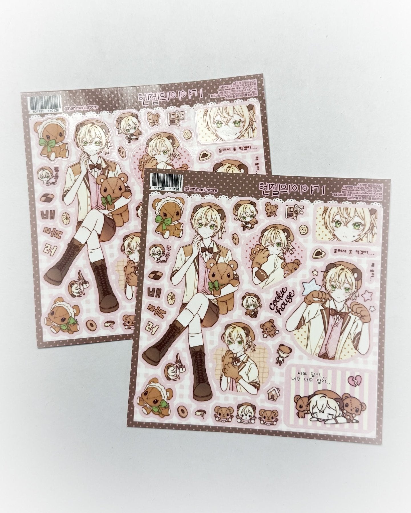[HM46] NEW Henimani 'Hansel's Story/Gretel's Story' Sticker Sheet (options) - Henimani_HM46S1 - Hansel's Story_korean_sticker_stationery