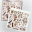 [HM46] NEW Henimani 'Hansel's Story/Gretel's Story' Sticker Sheet (options) - Henimani_HM46S1 - Hansel's Story_korean_sticker_stationery