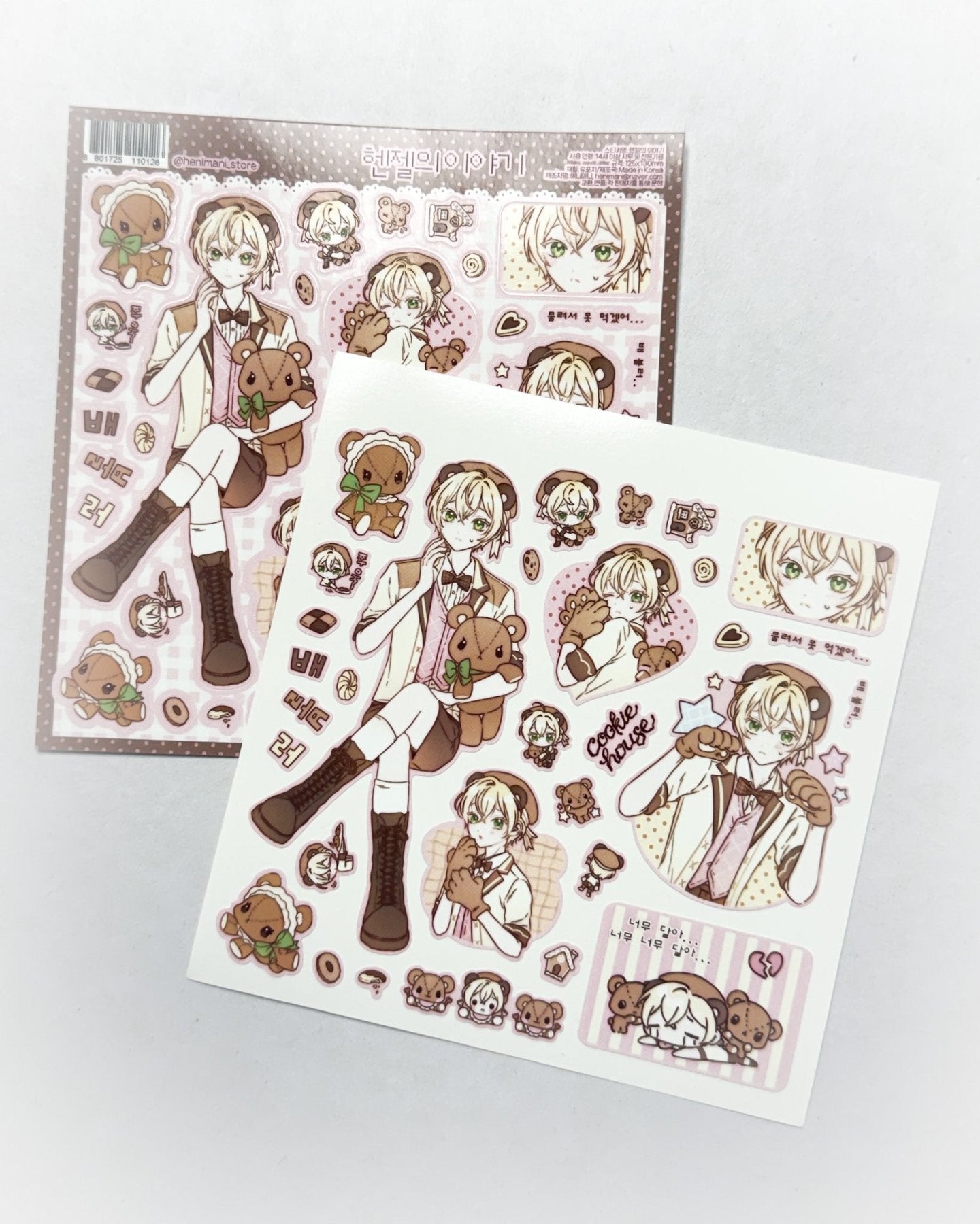 [HM46] NEW Henimani 'Hansel's Story/Gretel's Story' Sticker Sheet (options) - Henimani_HM46S1 - Hansel's Story_korean_sticker_stationery