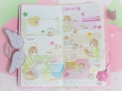 [HM47] NEW Henimani 'Binge - Watching Time' Sticker Sheet - Henimani__korean_sticker_stationery