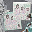 [HM49] NEW Henimani 'Lucky Girl' Sticker Sheet -Henimani__korean_sticker_stationery