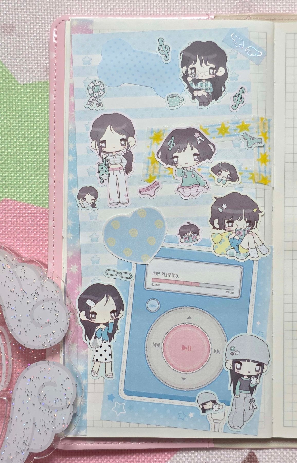 [HM50] NEW Henimani 'OOTD 39' Sticker Sheet -Henimani__korean_sticker_stationery