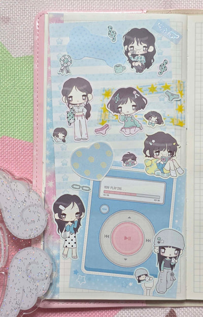 [HM50] NEW Henimani 'OOTD 39' Sticker Sheet -Henimani__korean_sticker_stationery