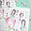 [HM52] NEW Henimani 'Recalculating Route' Sticker Sheet -Henimani__korean_sticker_stationery