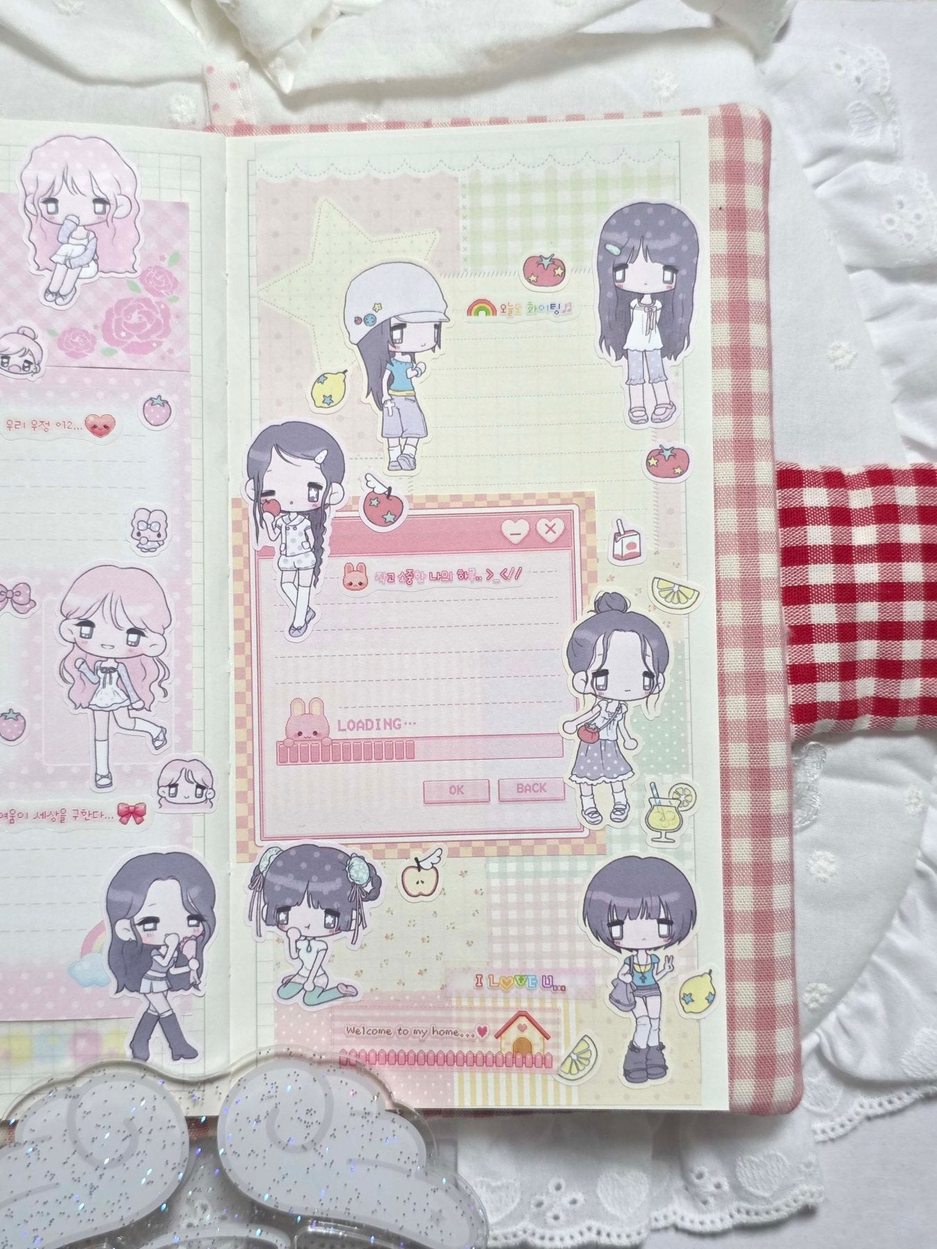 [HM57] NEW Henimani 'OOTD 40' Sticker Sheet -Henimani__korean_sticker_stationery