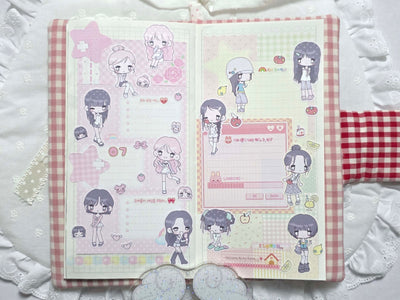 [HM57] NEW Henimani 'OOTD 40' Sticker Sheet -Henimani__korean_sticker_stationery