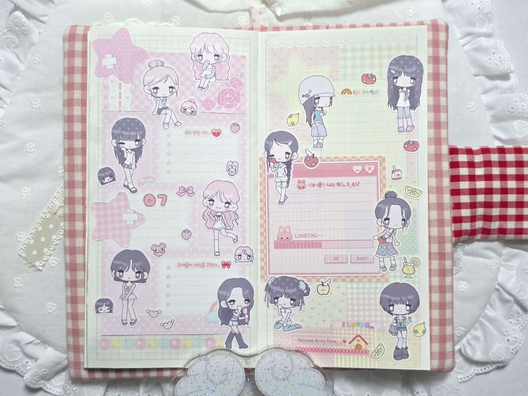 [HM58] NEW Henimani 'OOTD 41' Sticker Sheet -Henimani__korean_sticker_stationery