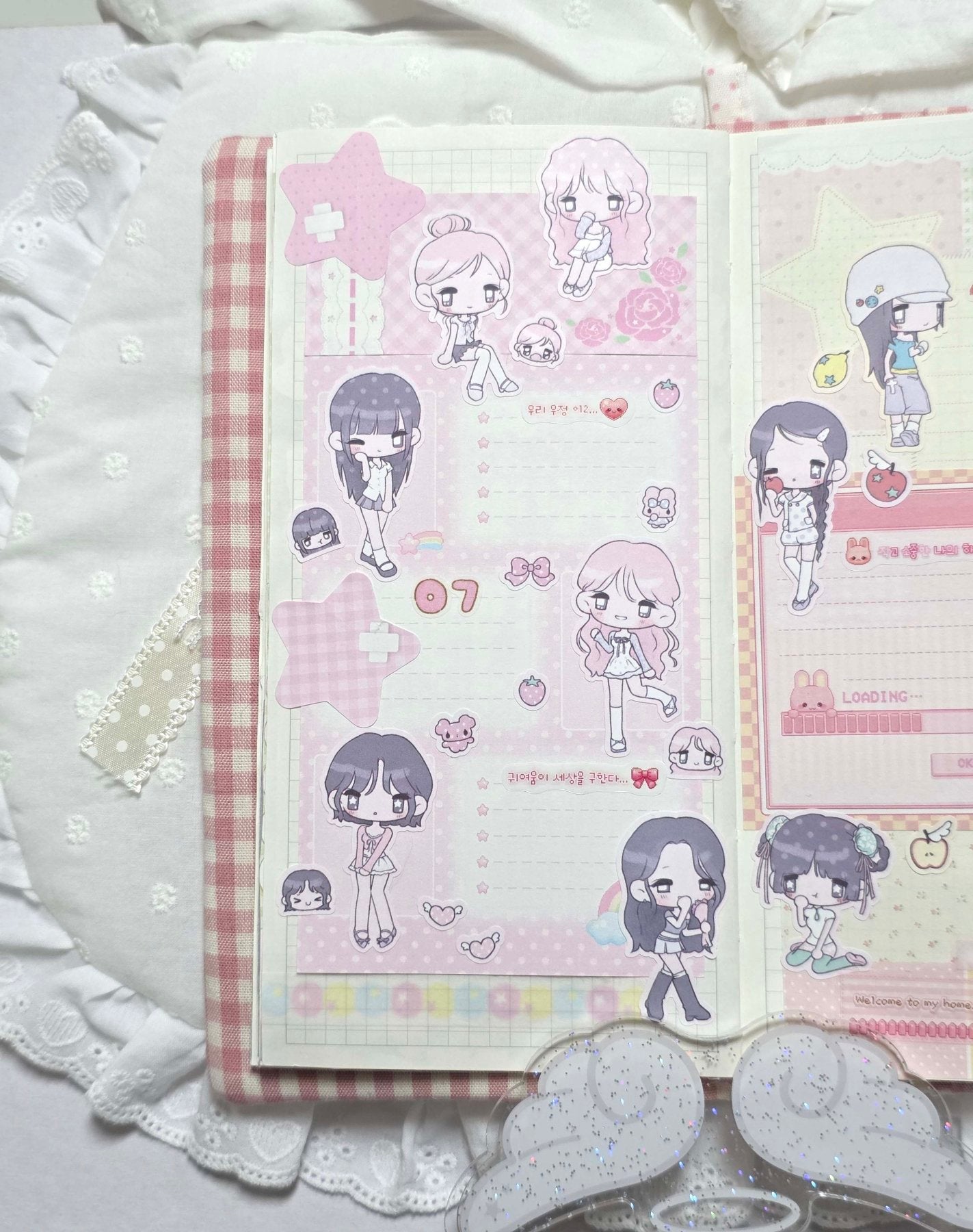 [HM58] NEW Henimani 'OOTD 41' Sticker Sheet -Henimani__korean_sticker_stationery