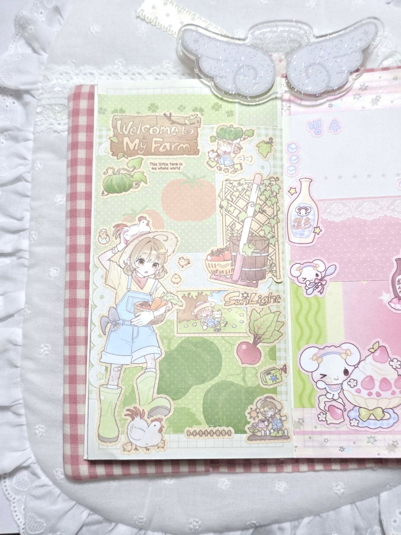 [HM59] NEW Henimani 'Sunny Farm' Sticker Sheet -Henimani__korean_sticker_stationery
