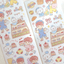 [JJ01] Jeje 'Vintage Bakery' Sticker Sheet - Jeje__korean_sticker_stationery