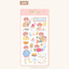 [JJ06] Jeje 'YoolMu's Room' Sticker Sheet (options) - Jeje_JJ06S1 - Season's Temperature (Pink)_korean_sticker_stationery