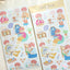 [JJ06] Jeje 'YoolMu's Room' Sticker Sheet (options) - Jeje_JJ06S2 - Healing Moments (Yellow)_korean_sticker_stationery