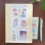 [JJ07] Jeje 'Recruiting Book Club' Sticker Sheet - Jeje__korean_sticker_stationery
