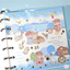[JJ11] Jeje 'Merry Day' Gold Foil Sticker Sheet - Jeje__korean_sticker_stationery